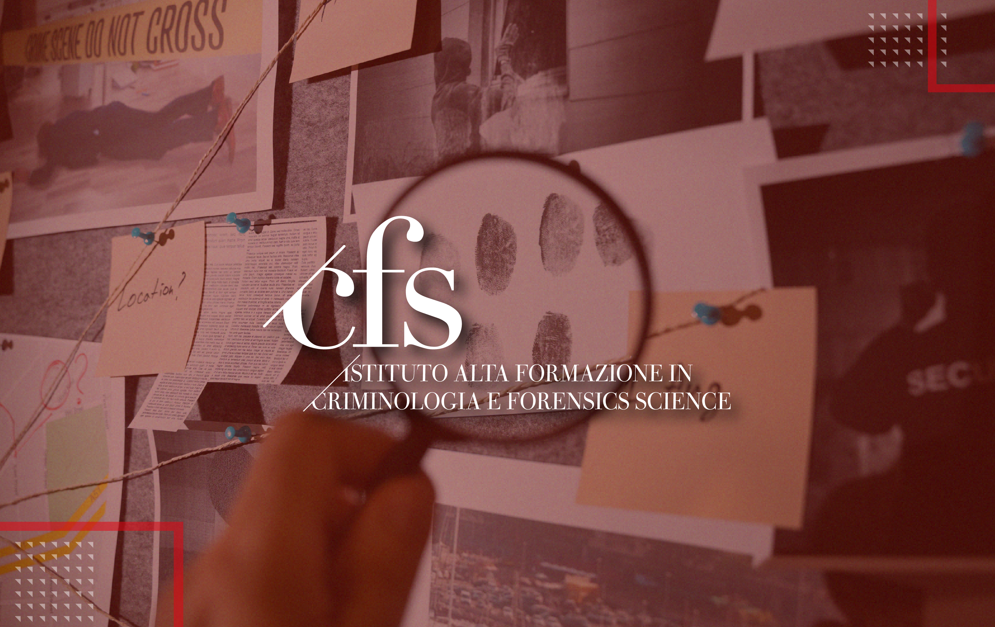 Corso di alta formazione in criminologia e scienze forensi – Edizione Giugno/Novembre 2025